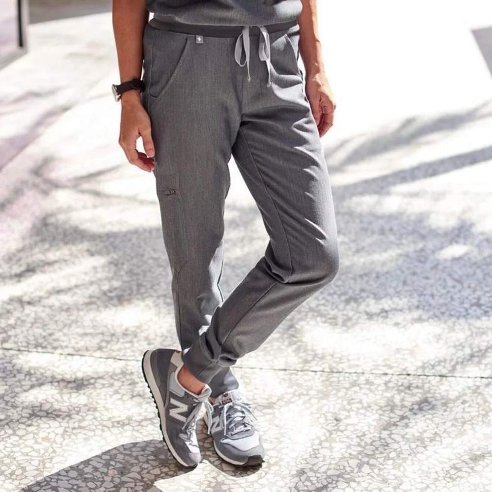 Figs Zamora Jogger‎ Scrub Pants Gray Womens Small Petite